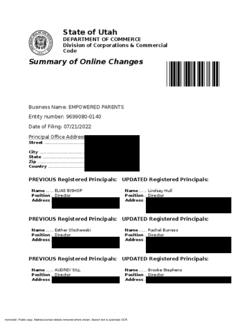 July 21 director-change filing · PDF — record page 1