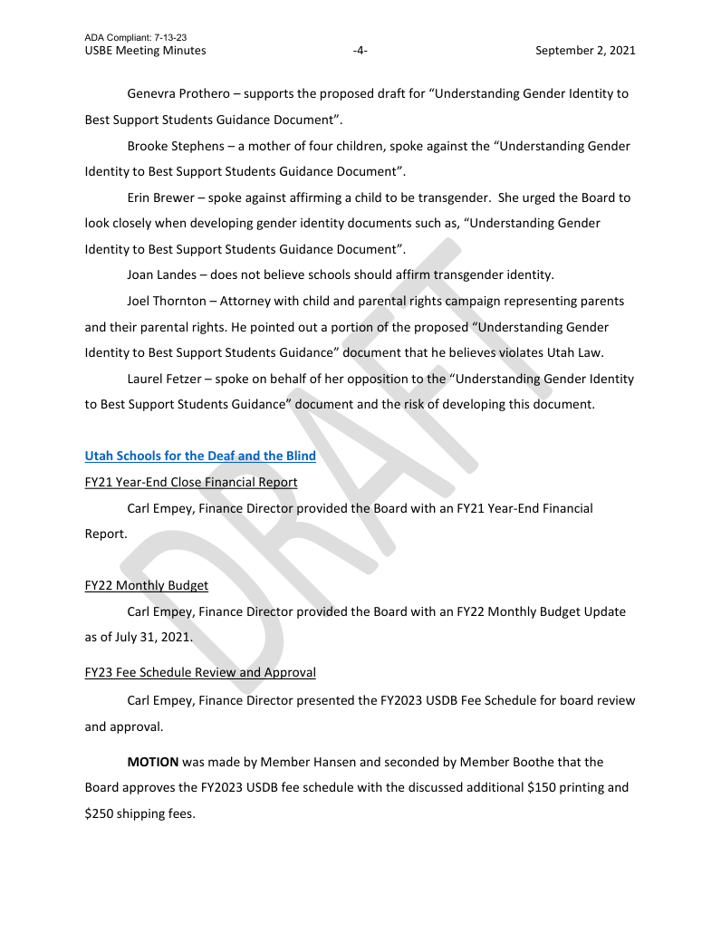 September 2 USBE minutes · PDF — record page 4