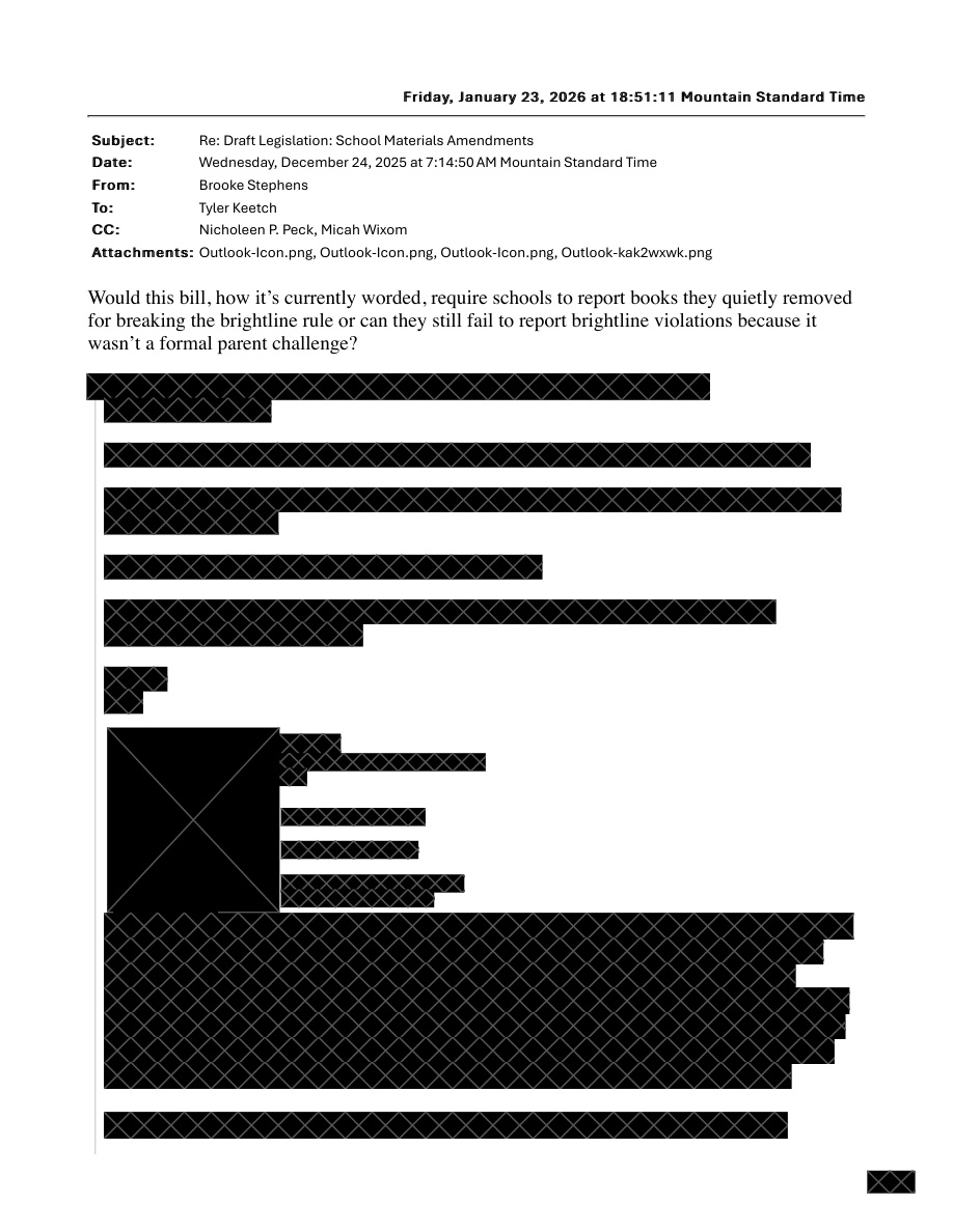 Stephens asks how draft legislation would handle quiet removals — record page 1