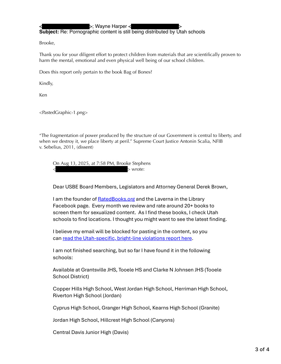Original record for “Stephens circulates Bag of Bones report”. The event text describes the relevant passage.