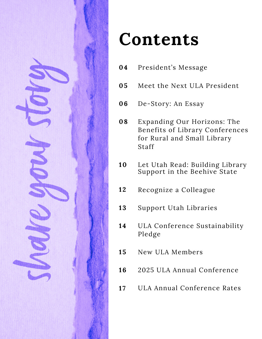 Let Utah Read coalition update — page 3